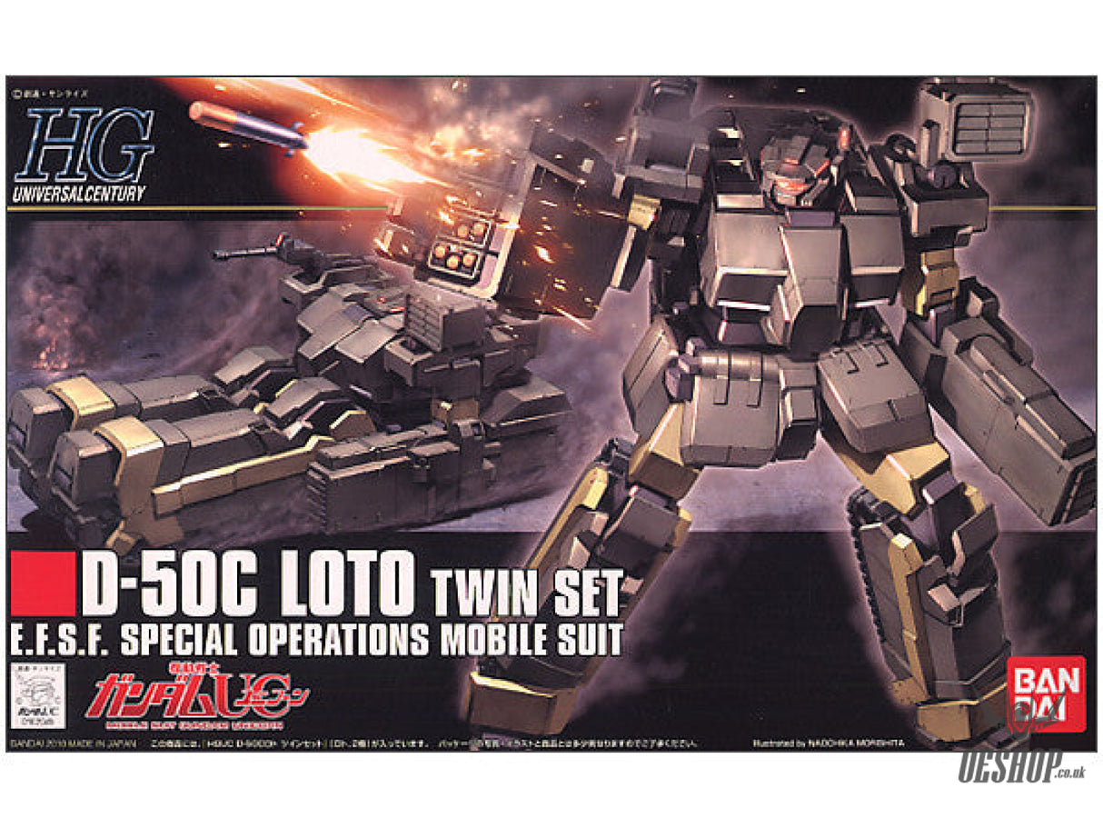 1/144 HGUC 106 D-50C Loto Twin Set Scale Model Kits