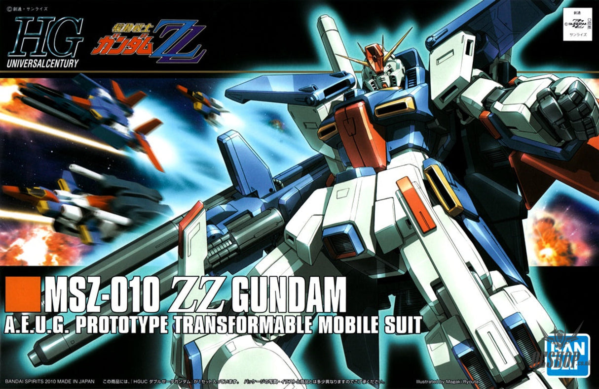 1/144 HGUC 111 MSZ-010 ZZ Gundam Scale Model Kits