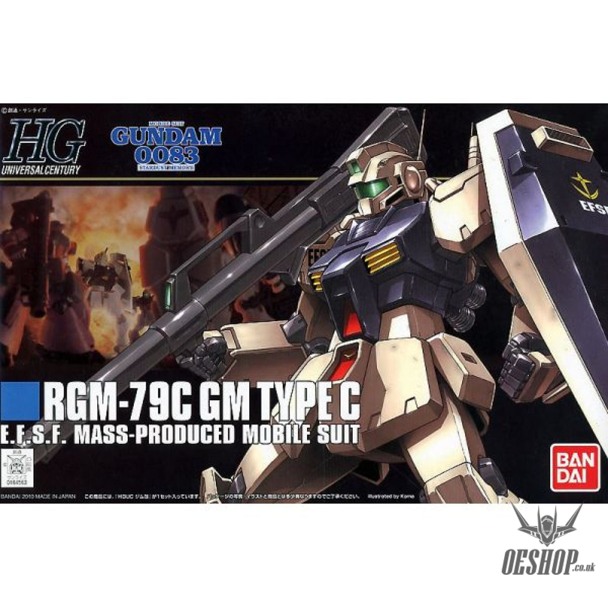 1/144 HGUC 113 RGM-79C GM Type C Scale Model Kits