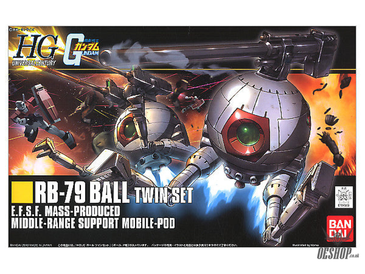 1/144 HGUC 114 RB-79 Ball Twin Set Scale Model Kits