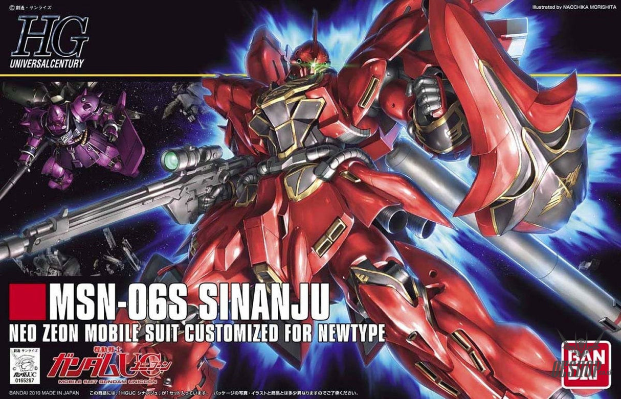 1/144 HGUC 116 Msn-06S Sinanju Scale Model Kits