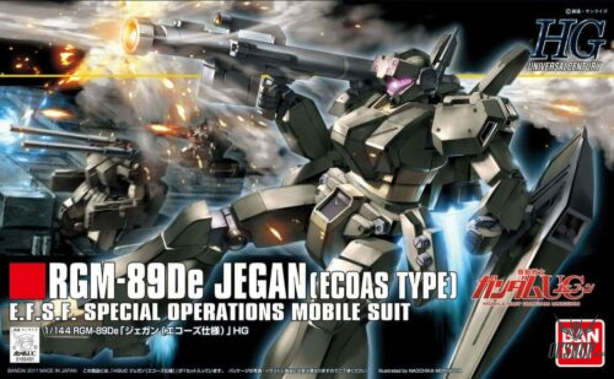 1/144 HGUC 123 RGM-89De Jegan (ECOAS Type) Scale Model Kits