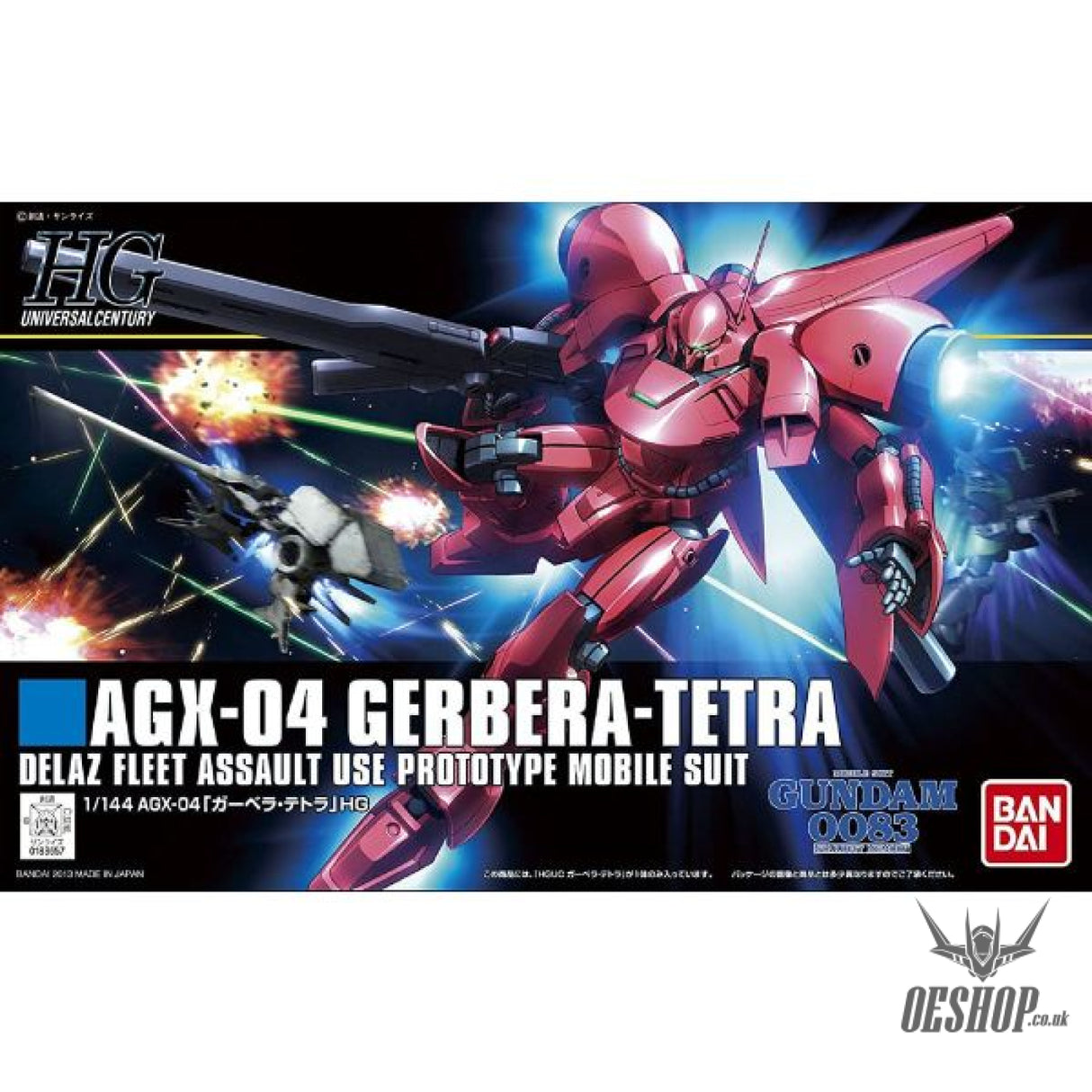 1/144 HGUC 159 AGX-04 Gerbera Tetra Scale Model Kits