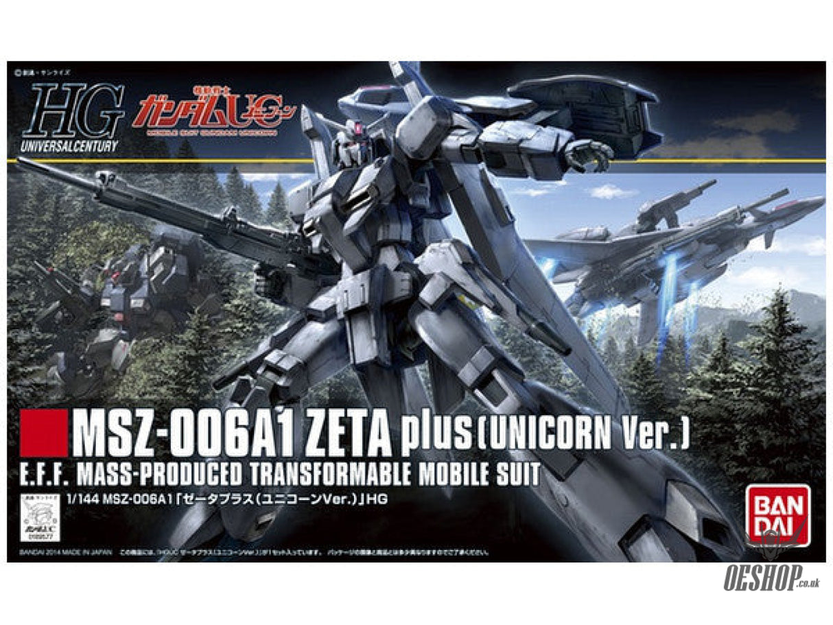 1/144 HGUC 182 MSZ-006A1 Zeta Plus (Unicorn Ver.) Scale Model Kits