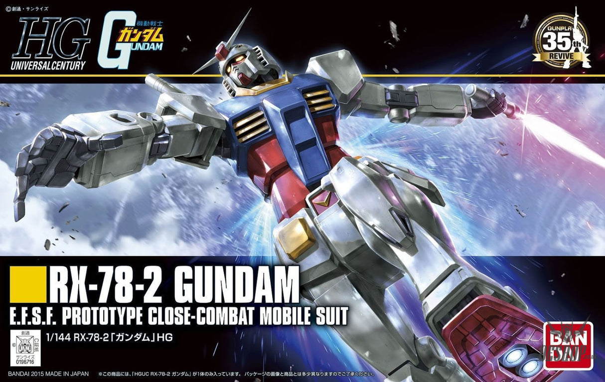 1/144 HGUC 191 RX-78-2 Gundam (Revive) Bandai 14.99 OEShop