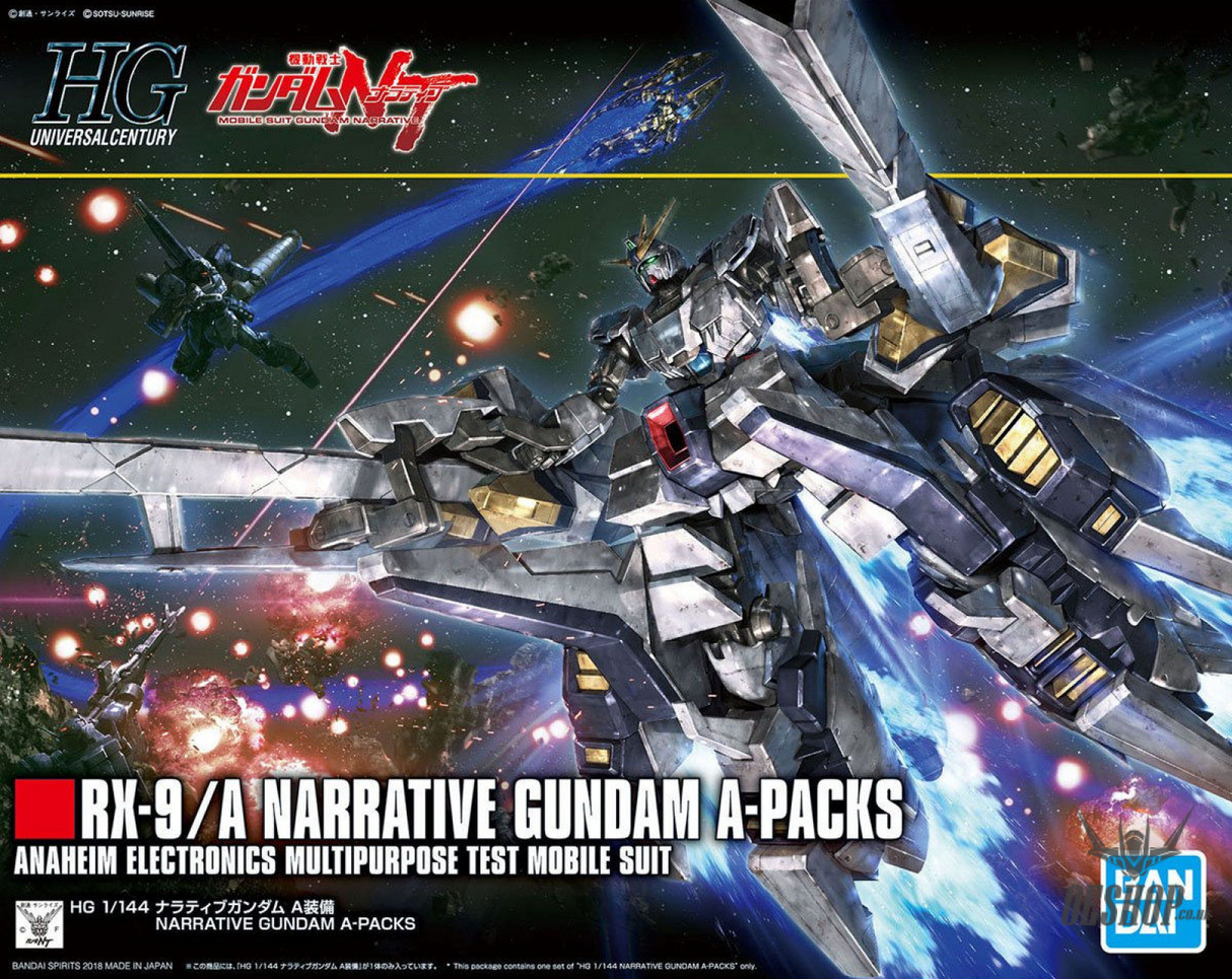1/144 HGUC 218 Narrative Gundam A-Packs Scale Model Kits