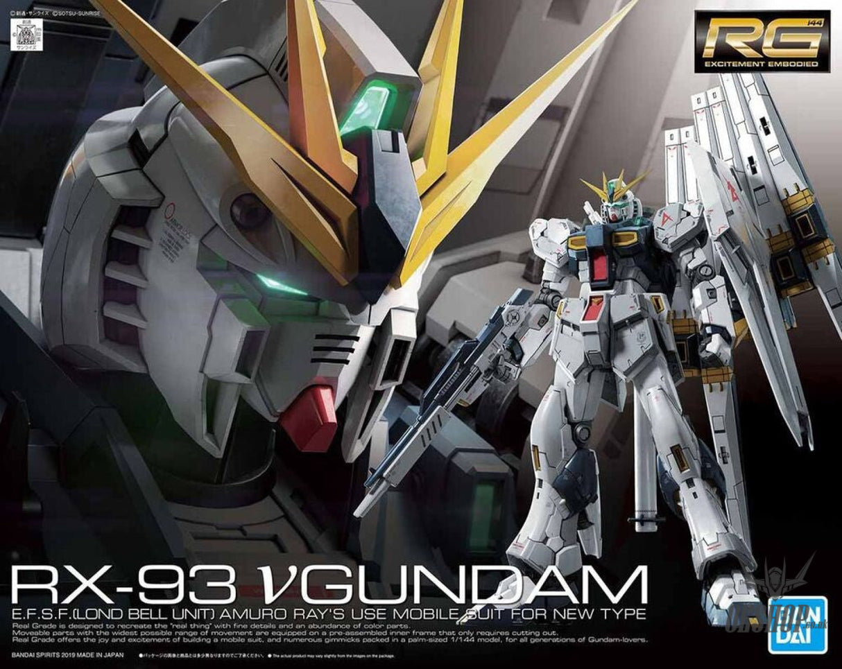 1/144 RG 32 RX-93 Nu Gundam Bandai 47.99 OEShop