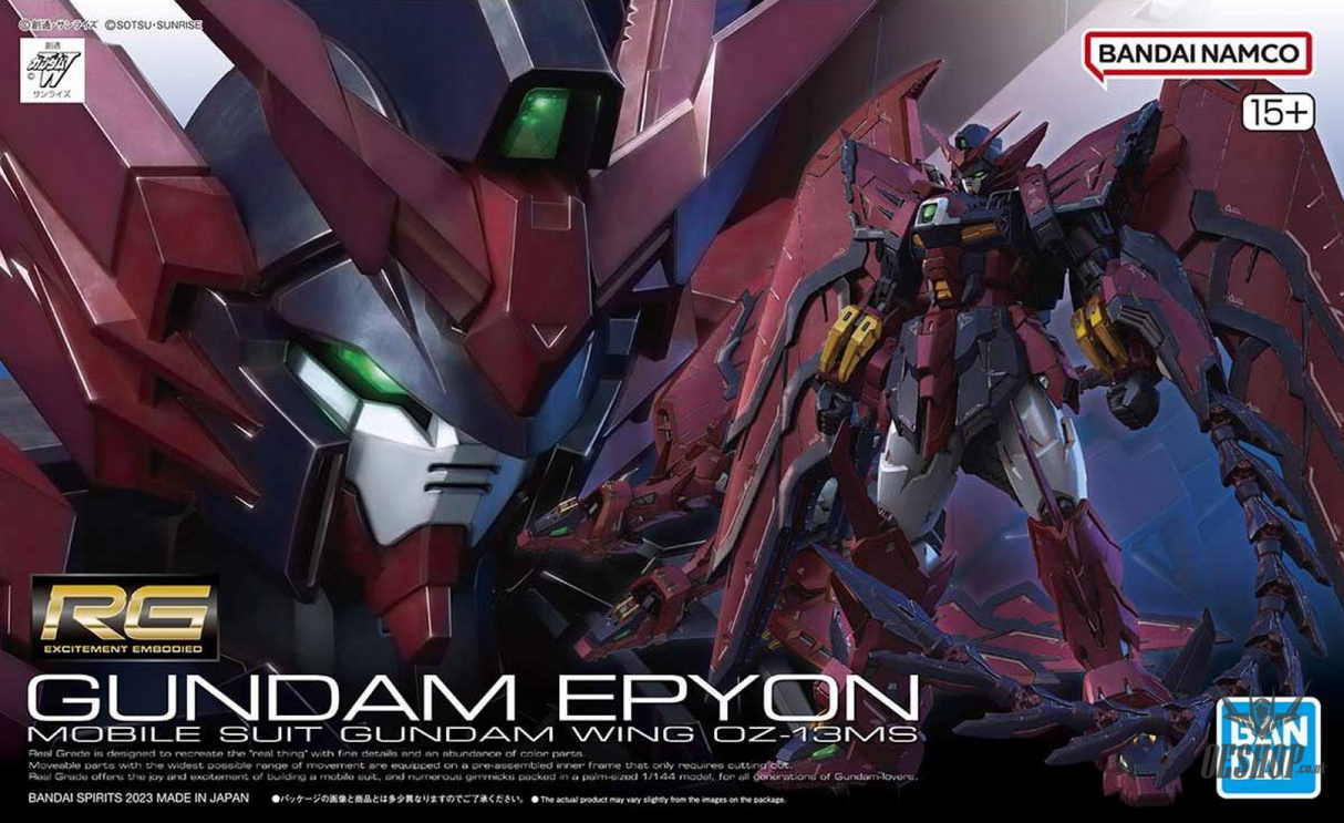 1/144 RG 38 Gundam Epyon (Mobile Suit Gundam Wing) Scale Model Kits