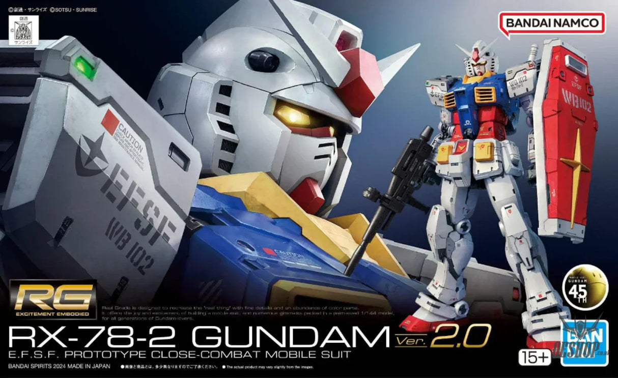 1/144 RG 40 RX-78-2 Gundam Ver.2.0 Scale Model Kits