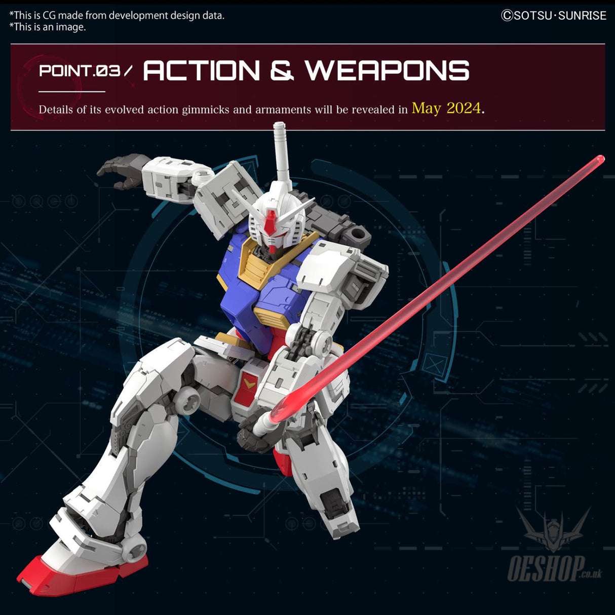 1/144 RG 40 RX-78-2 Gundam Ver.2.0 Scale Model Kits
