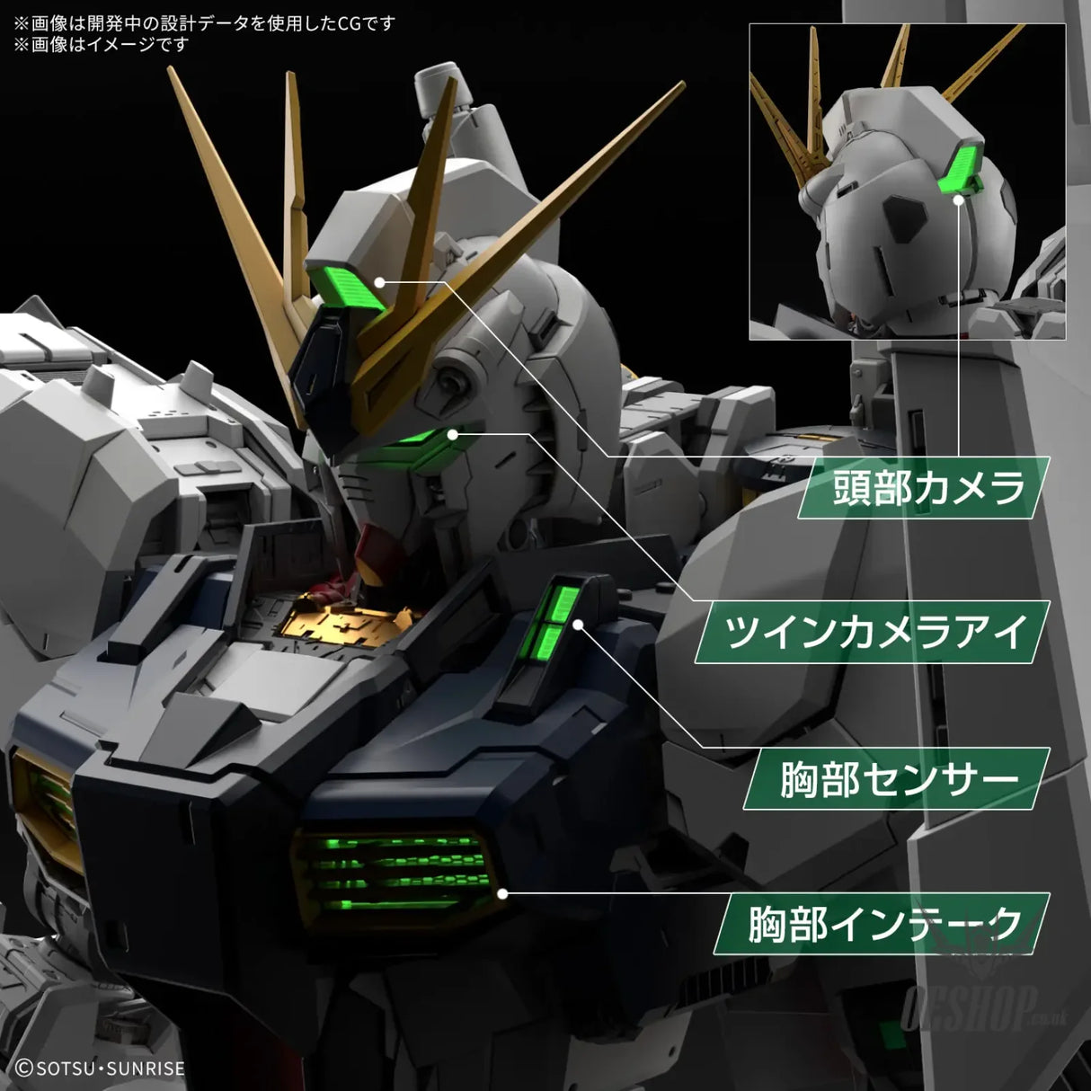 1/60 PG Unleashed LED unit for Nu Gundam - Scale Model Kits