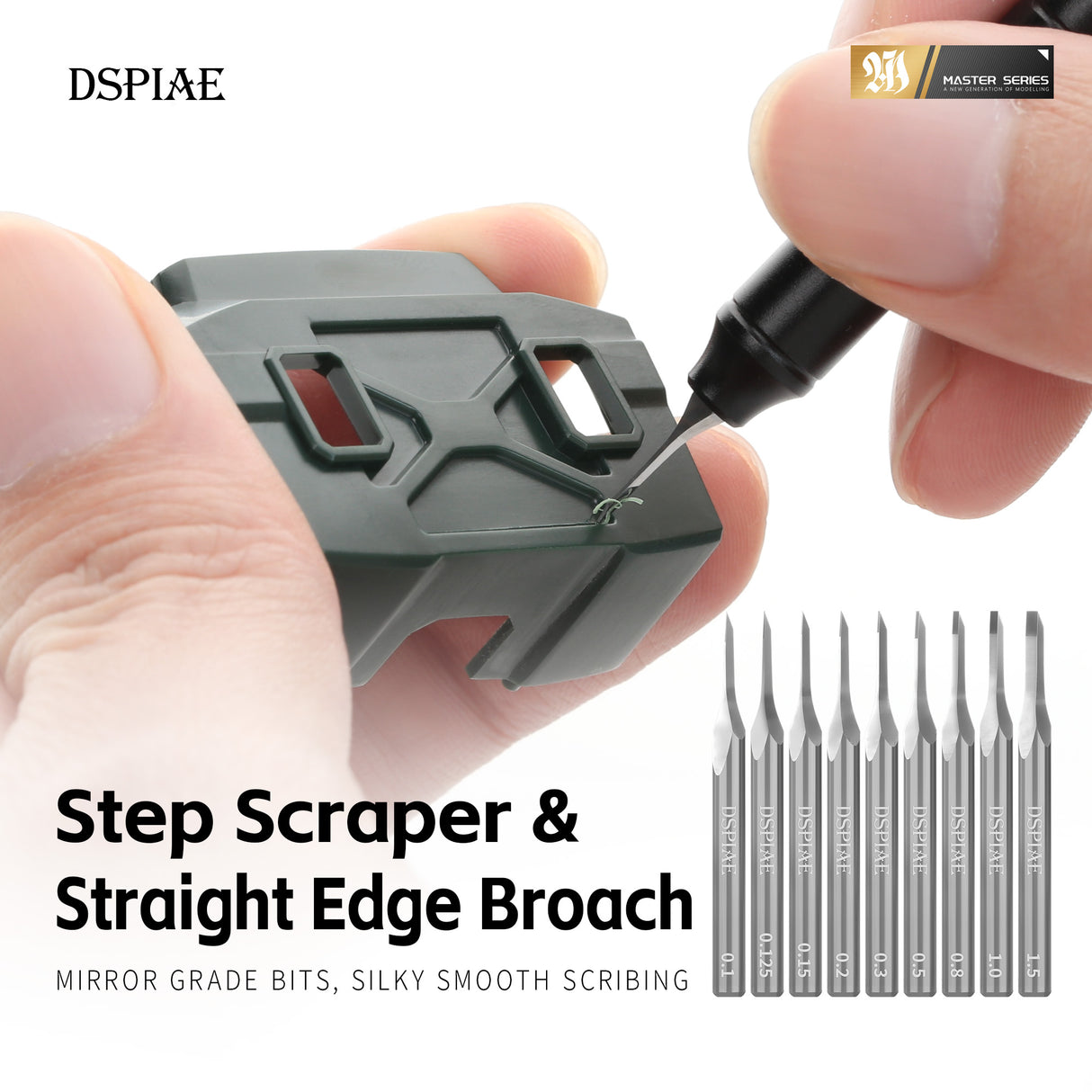 DSPIAE ZPB Straight Edge Broach & GS Step Scraper