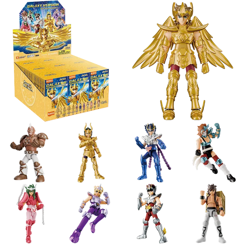 Blokees Saint Seiya Galaxy Version 01 The Legacy of Sagittarius Action Figure Model Kit Blind Box 75001