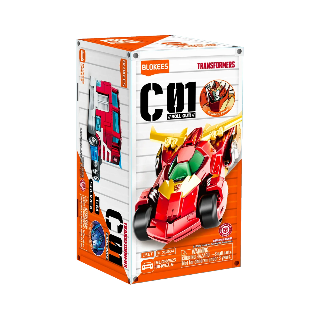 Blokees Transformers Wheels Transformers C01 Roll Out! Model Kits Blind Box 75604