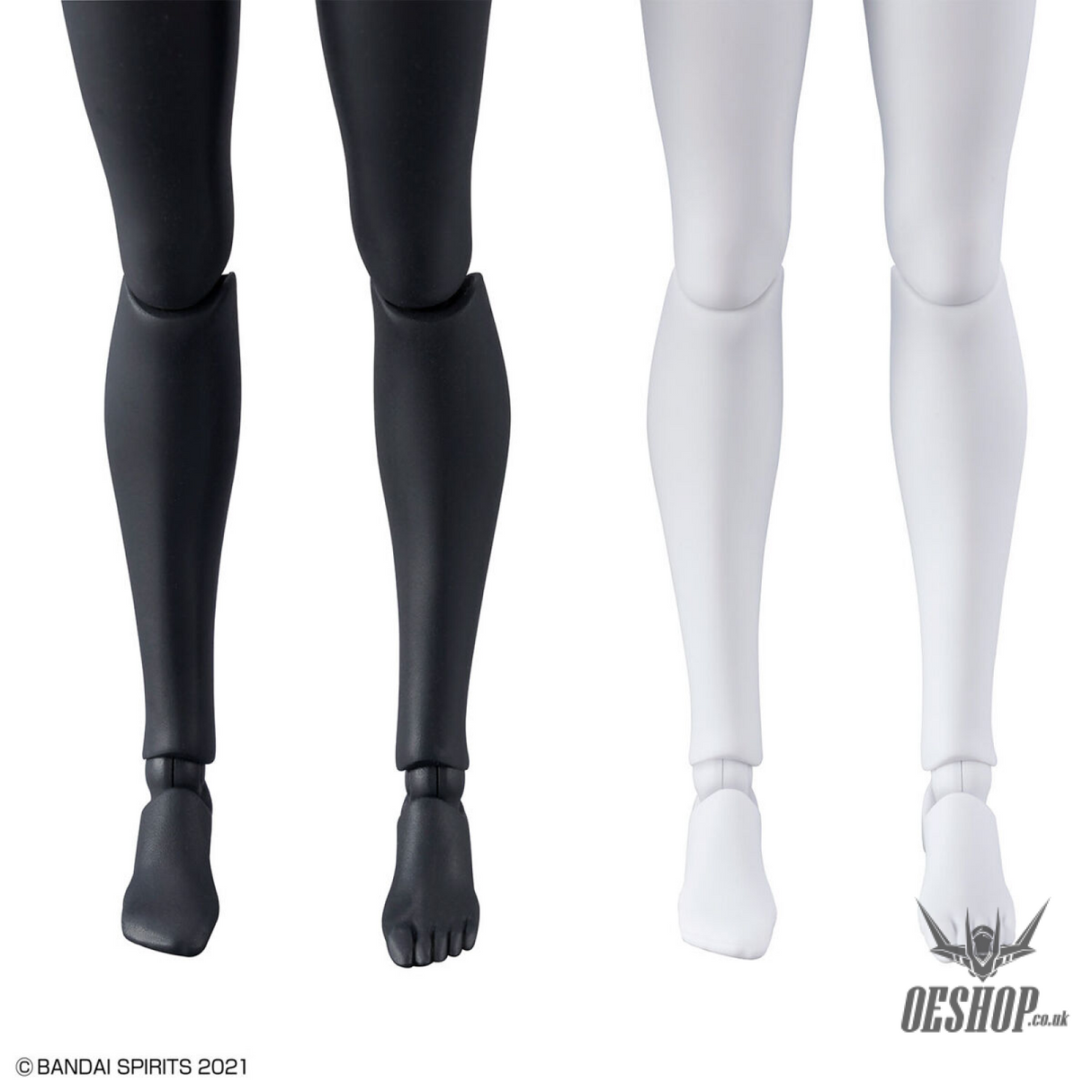 30MS Option Body Parts OB-12 Arm & Leg Parts (White/Black) Scale Model Kits