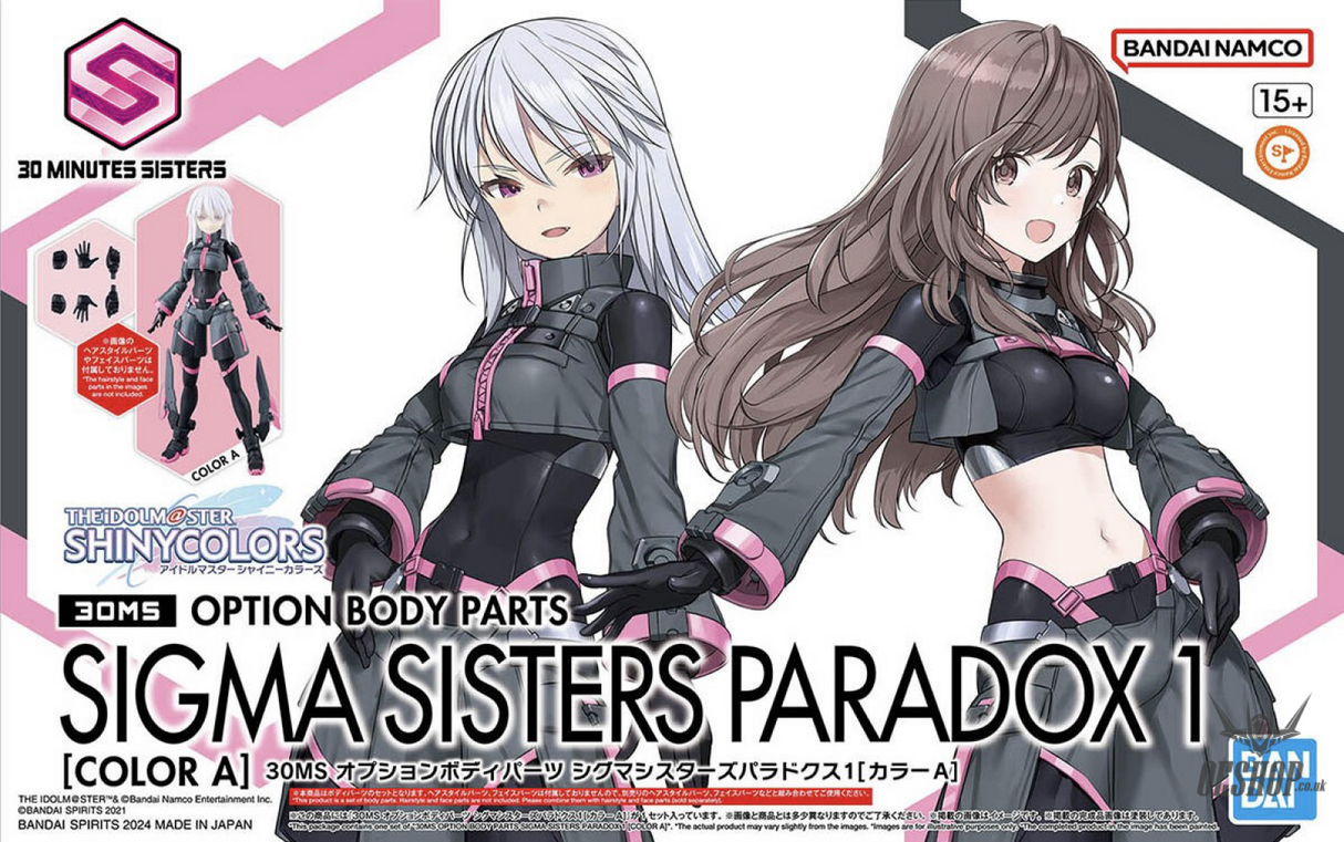 30MS THE iDOLM@STER SHINY COLORS Option Body Parts Sigma Sisters Paradox 1 (Color A) Scale Model Kits