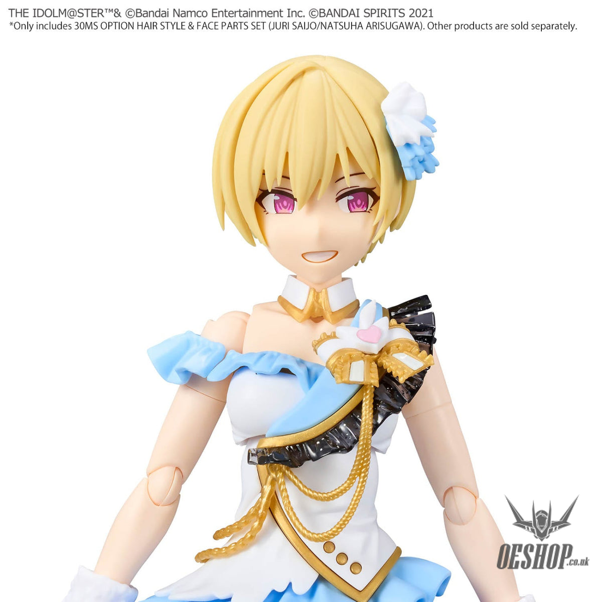 30MS THE iDOLM@STER SHINY COLORS Option Hair Style & Face Parts Set (Juri Saijo/Natsuha Arisugawa) - Scale Model Kits