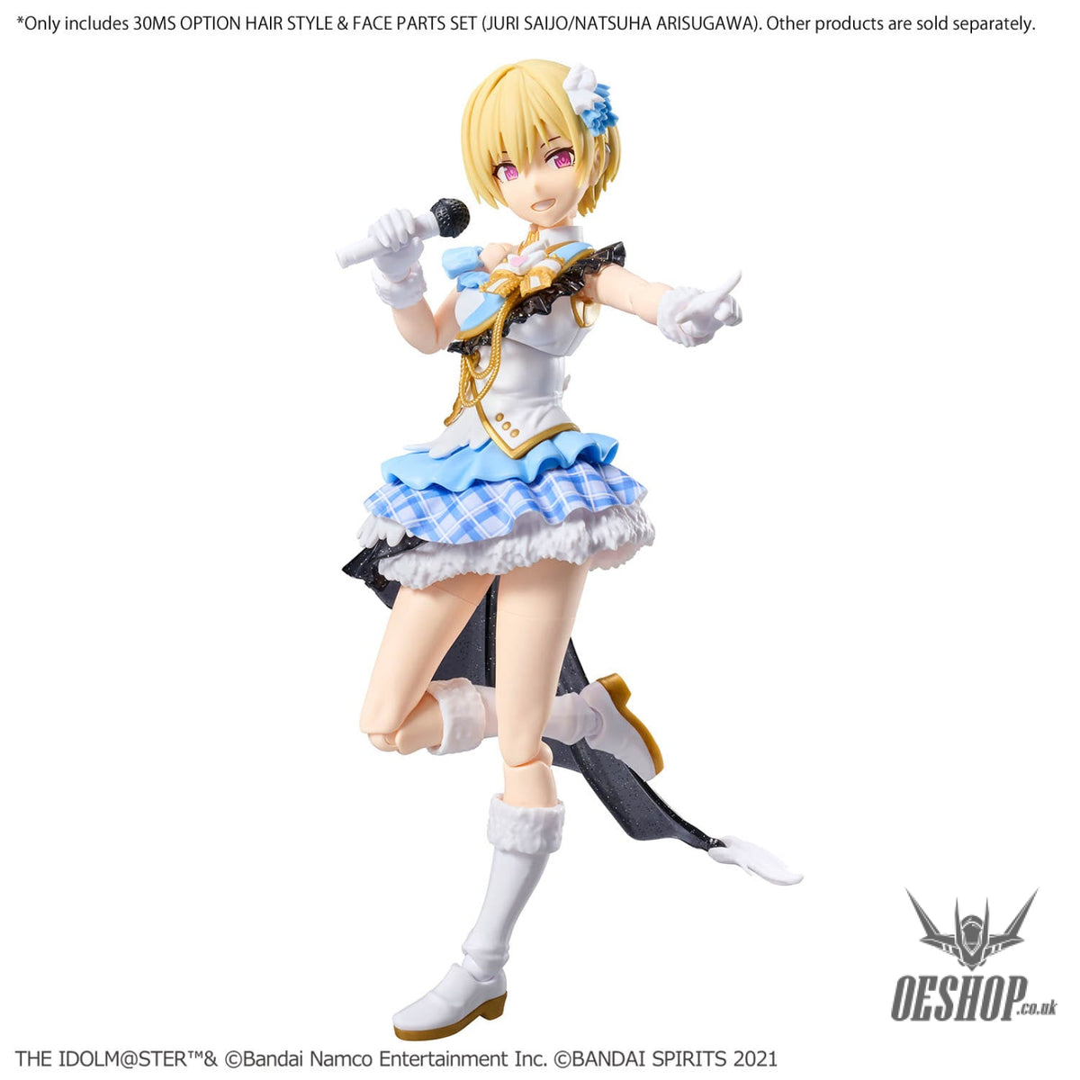 30MS THE iDOLM@STER SHINY COLORS Option Hair Style & Face Parts Set (Juri Saijo/Natsuha Arisugawa) - Scale Model Kits