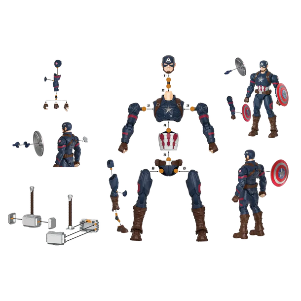 Blokees Marvel Infinity Saga Champion Class 03 Captain America Model Kit 81115