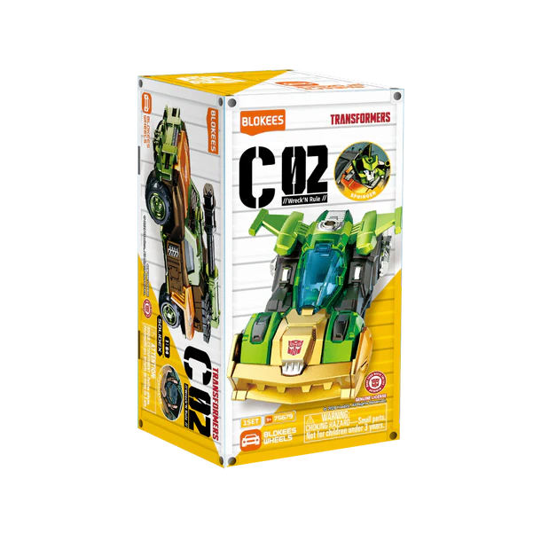 Blokees Transformers Wheels Transformers C02 Wreck'N Rule Model Kits Blind Box 75679