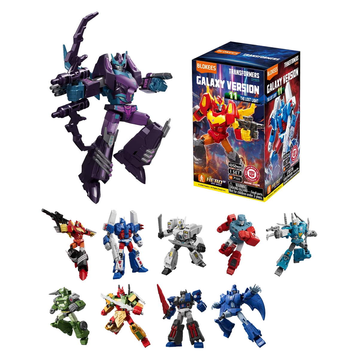 Blokees Transformers Galaxy Version 11 The Lost Light Action Figure Model Kit Blind Box 71111