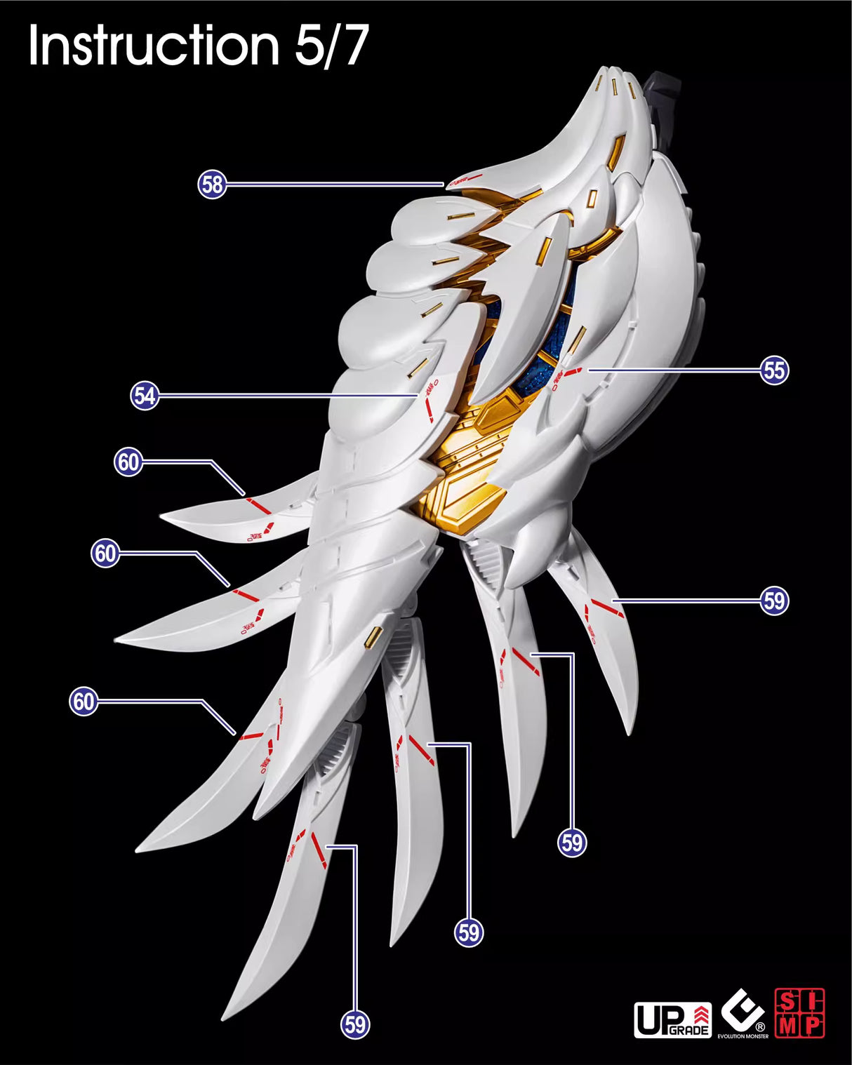 EVO - E-MGSD03 (UV) MGSD Wing Gundam Zero EW Evolution Studio Decals