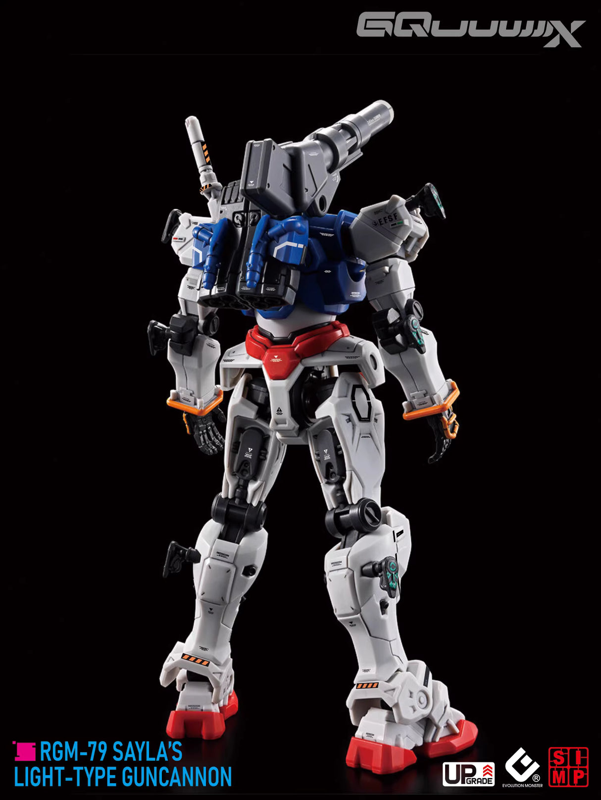 EVO - E-HG GQ-5 (UV) HG GQuuuuuuX Light-type Guncannon Evolution Studio Decals