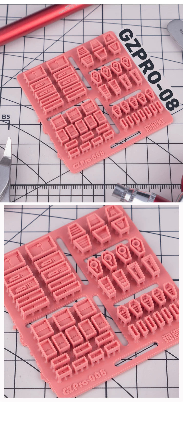 GZ Studio PRO Series High-Definition Detail-Up 3D Print Model Kits Parts