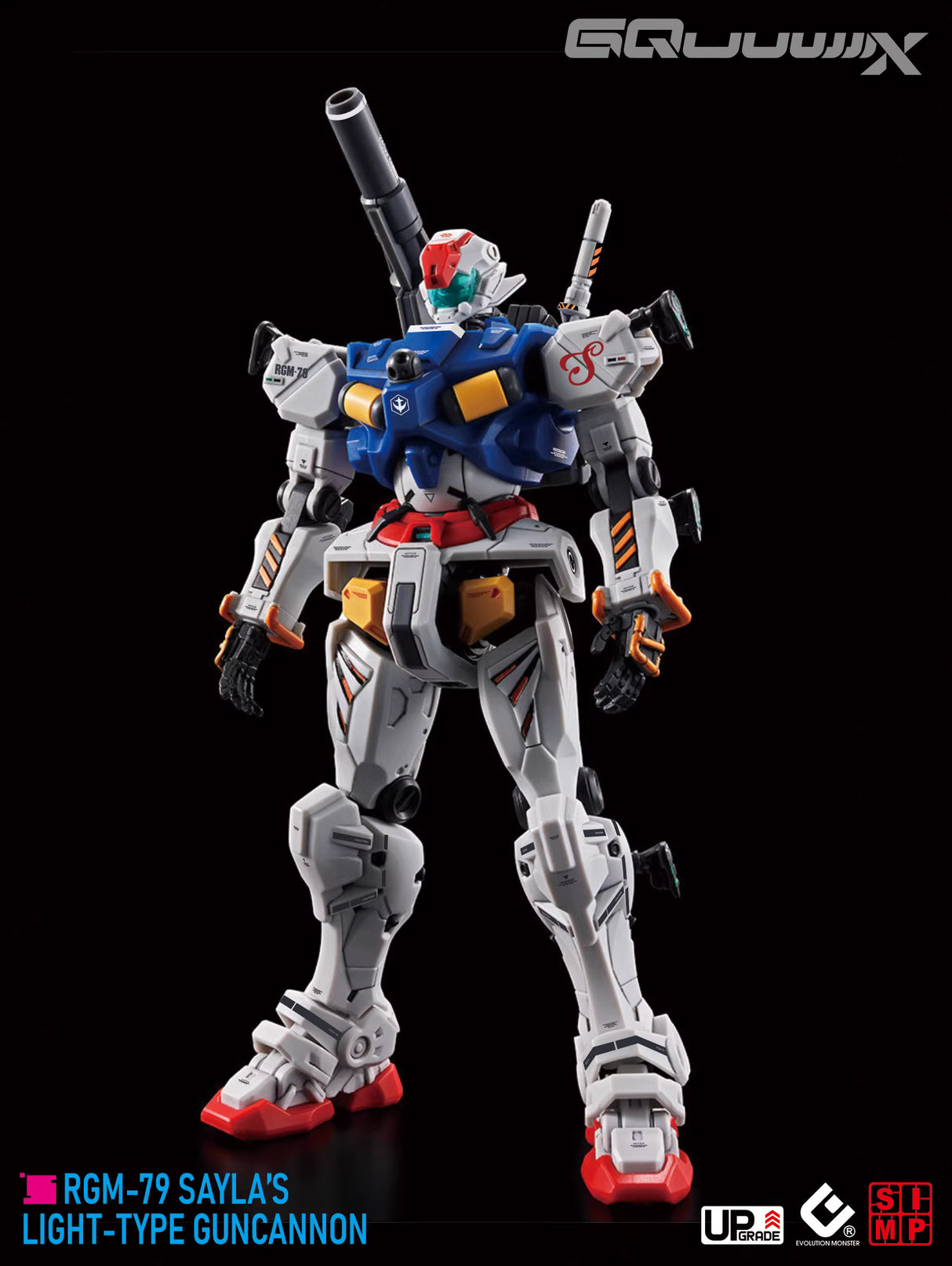 EVO - E-HG GQ-5 (UV) HG GQuuuuuuX Light-type Guncannon Evolution Studio Decals