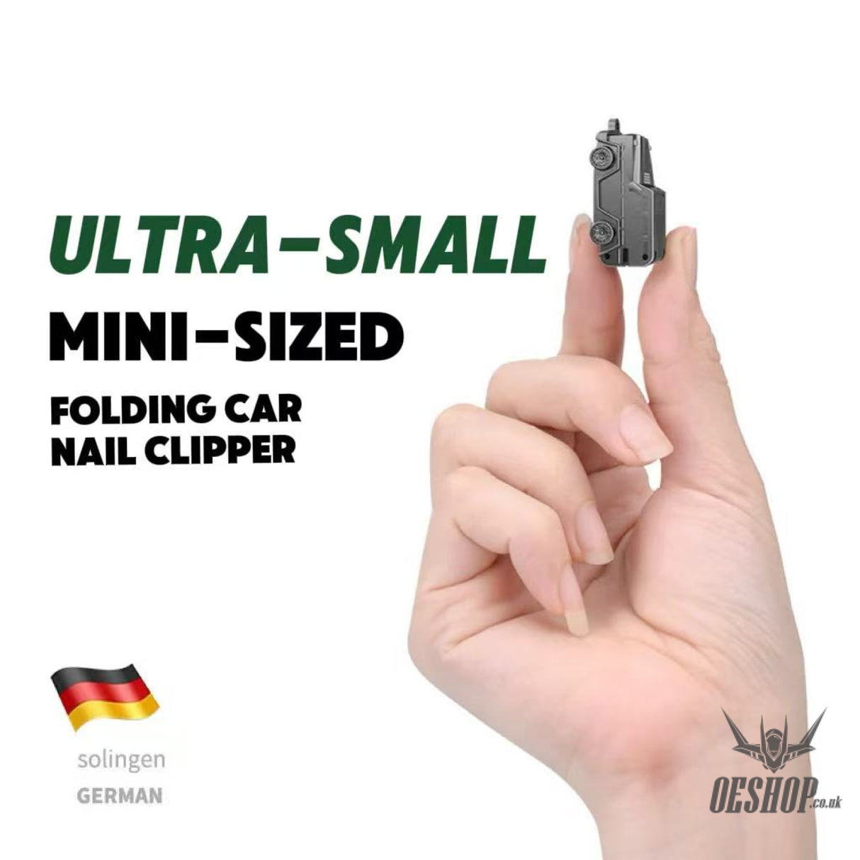 Abeqi Portable Flip Car Nail Clipper & Key fob