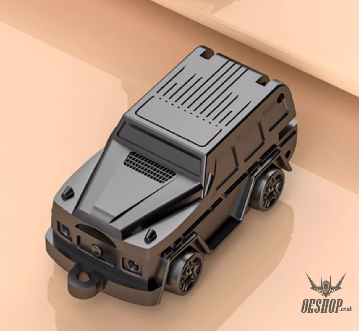 Abeqi Portable Flip Car Nail Clipper & Key fob Black