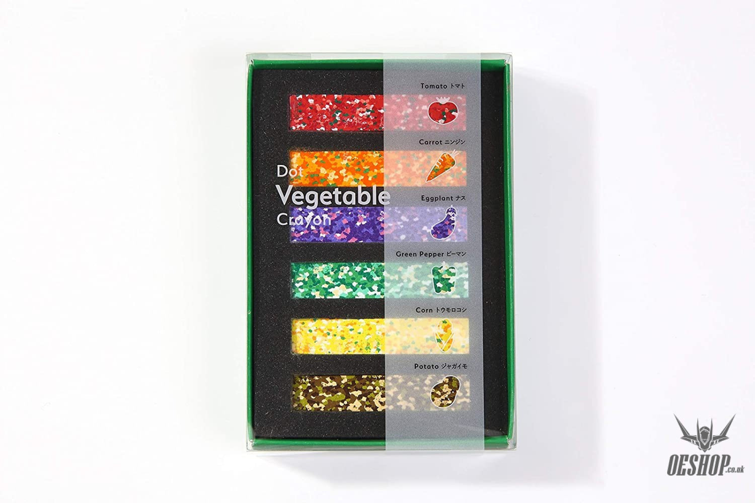 Aozora Dot Vegetable Multi-Color Crayon Stick - Set of 6 Aozora 14.98 OEShop