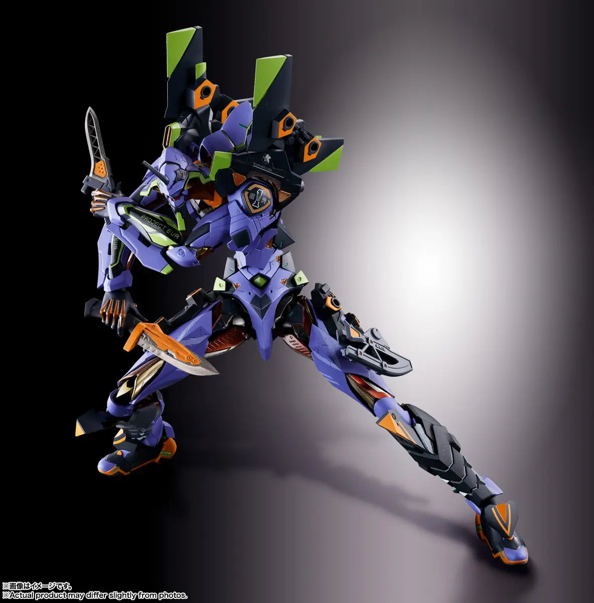 Bandai Metal Build Evangelion Unit 01 30th with the Spear of Gaius