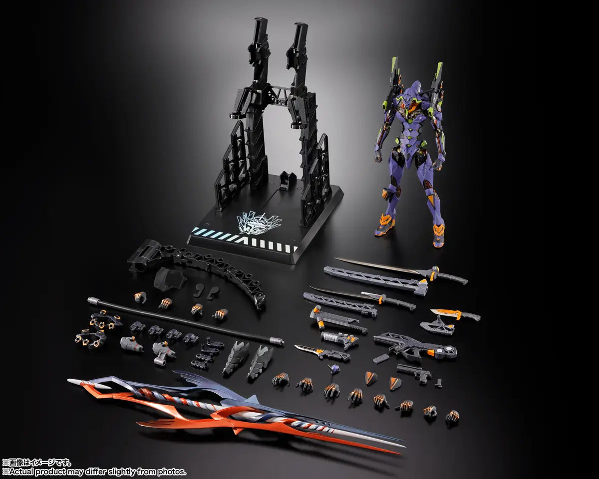 Bandai Metal Build Evangelion Unit 01 30th with the Spear of Gaius