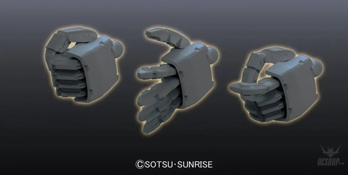 Bandai Builders Parts BPHD-38: MS Hand 02 Zeon Dark Gray Model Kits Accessories