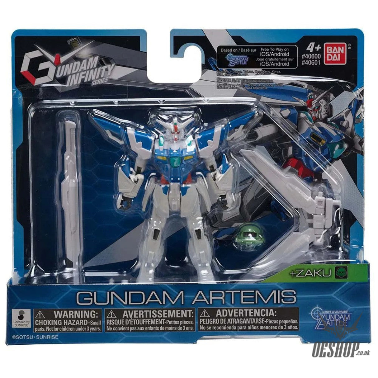Bandai Gundam Infinity Gundam Artemis Bandai 14.99 OEShop