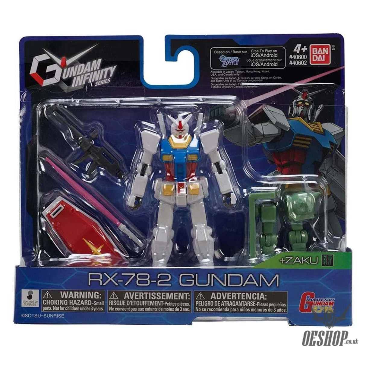 Bandai Gundam Infinity Gundam RX-78-2 Bandai 14.99 OEShop