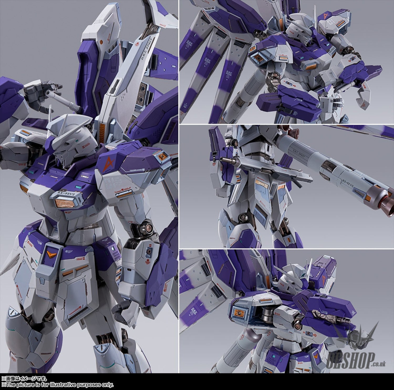 Bandai Metal Build Hi-NU Gundam Action & Toy Figures