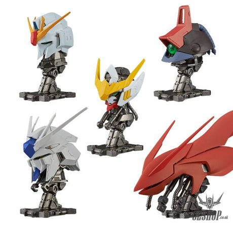 Bandai Shokugan Gundam Machine Head Scale Model Kits