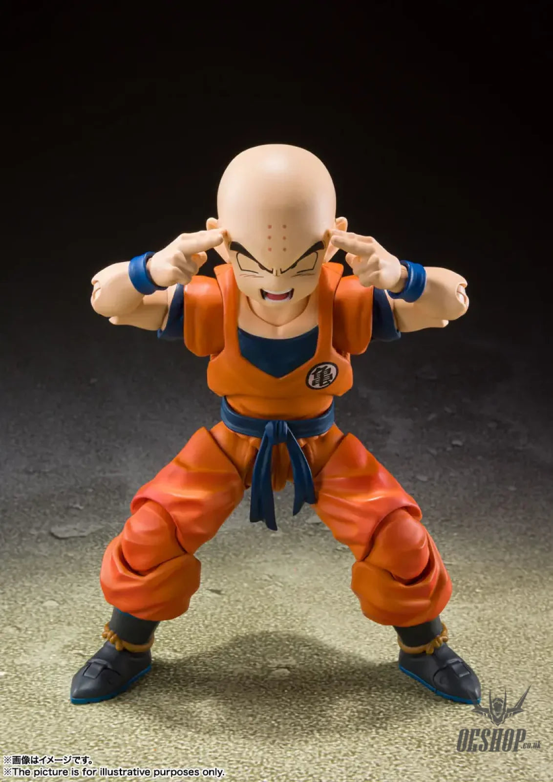 Bandai Tamashii S.H.Figuarts Dragon Ball Krillin -Earth’s Strongest Man- (Reissue) - Action & Toy Figures