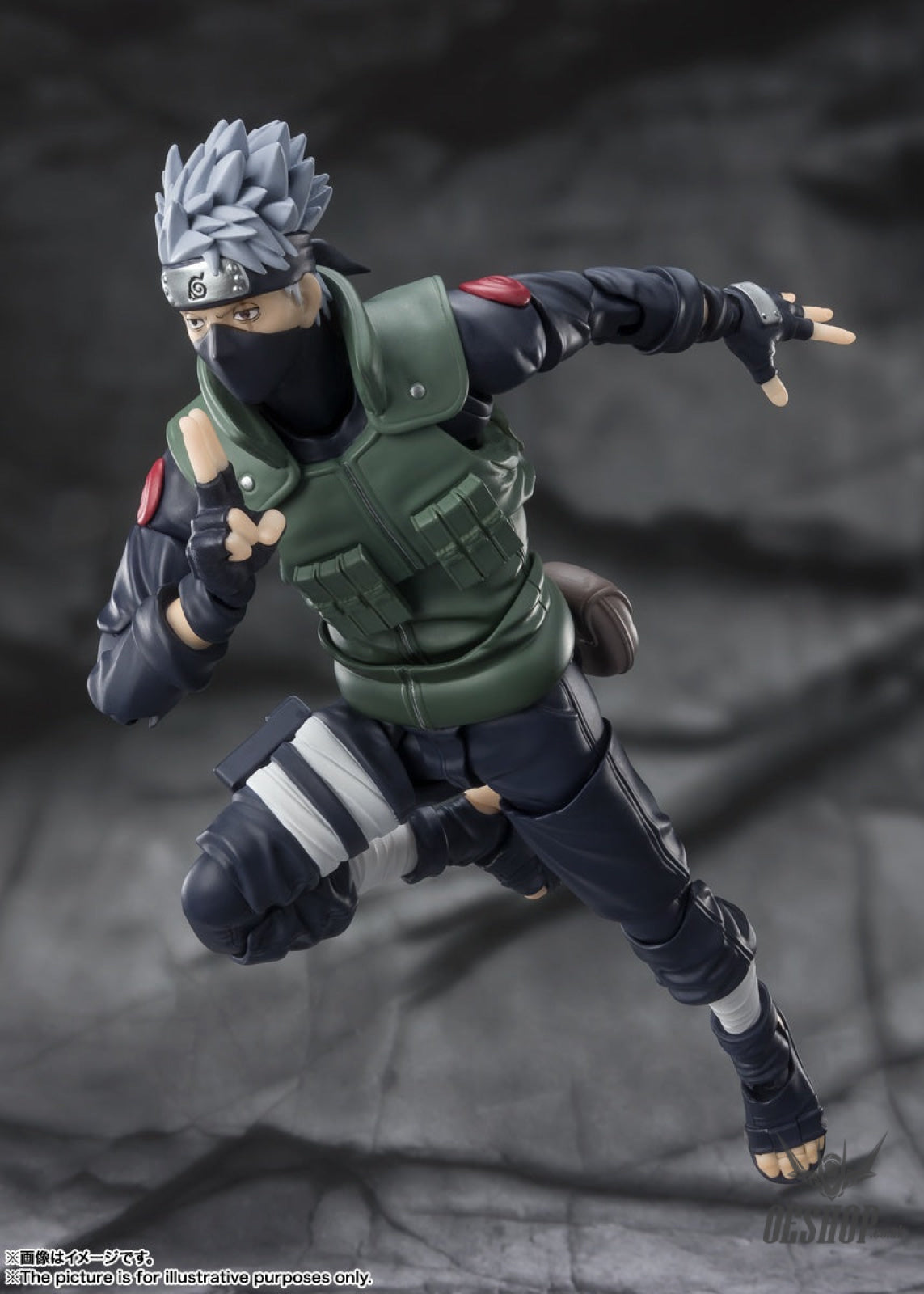 Bandai Tamashii S.H.Figuarts Kakashi Hatake -The roaring hero of Sharingan Action Figure Action & Toy Figures