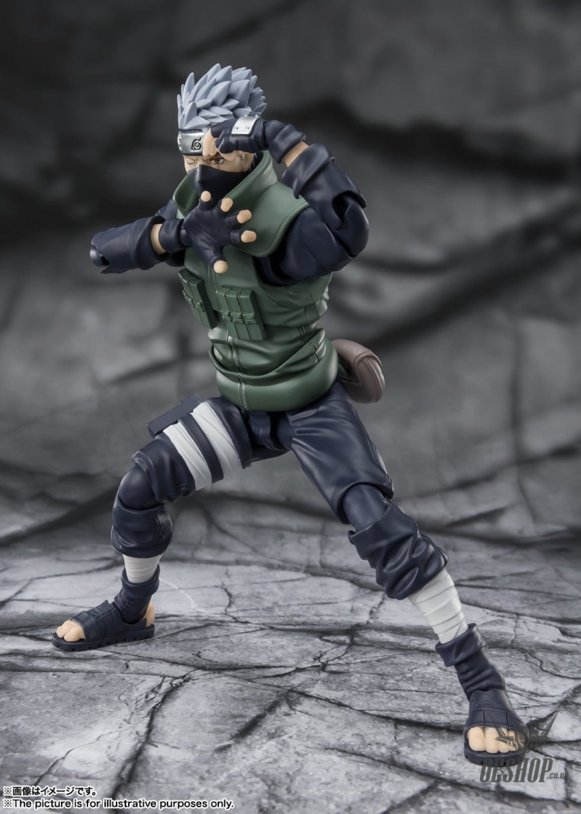 Bandai Tamashii S.H.Figuarts Kakashi Hatake -The roaring hero of Sharingan Action Figure Action & Toy Figures