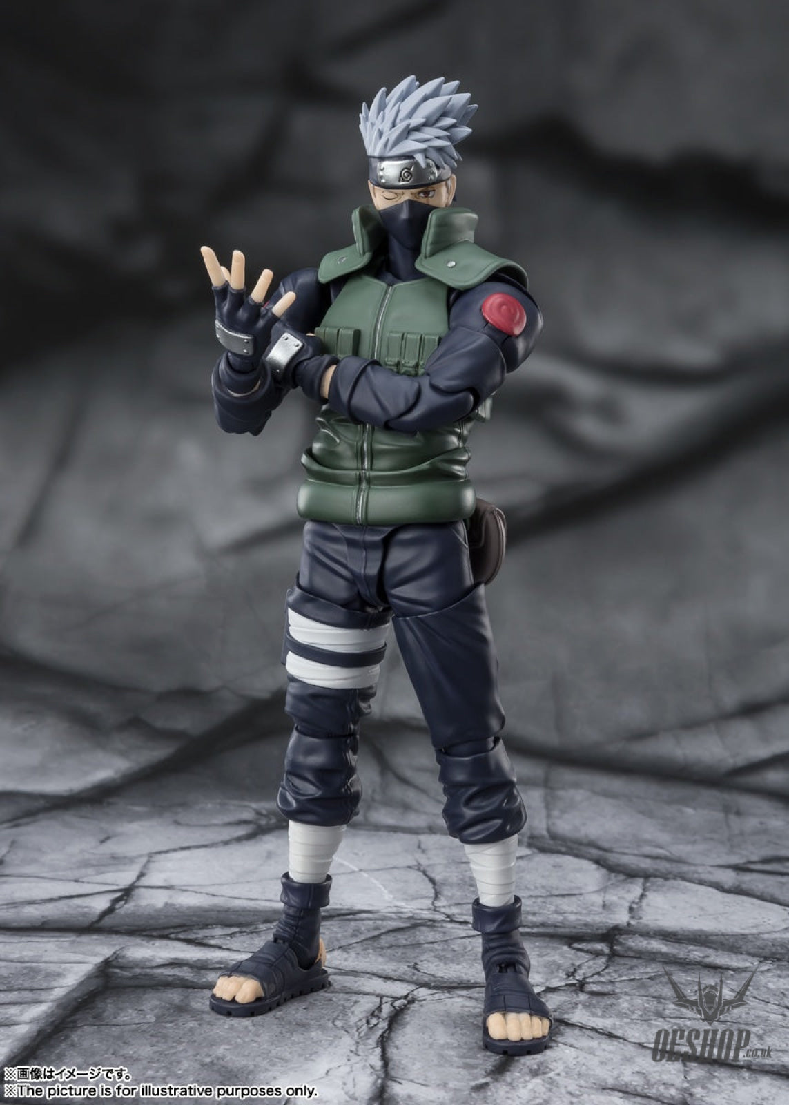 Bandai Tamashii S.H.Figuarts Kakashi Hatake -The roaring hero of Sharingan Action Figure Action & Toy Figures