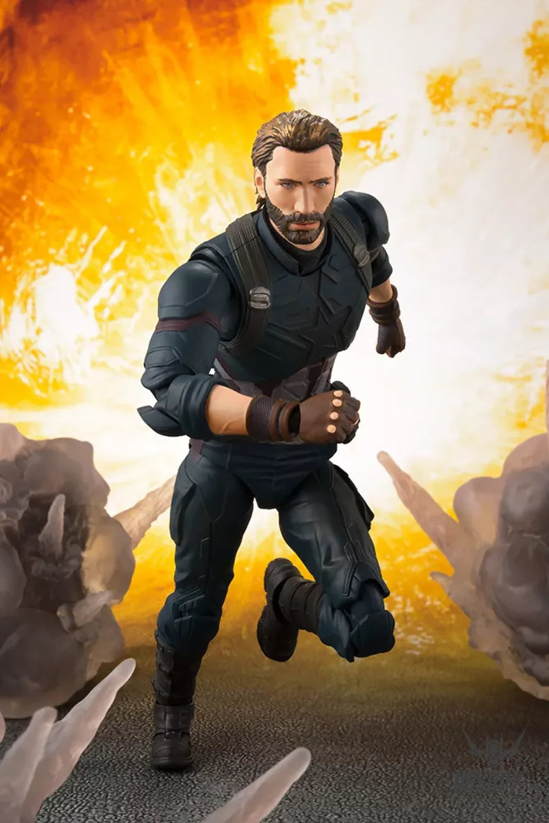 Bandai Tamashii S.H.Figuarts Marvel Avengers Captain America & Tamashii Explosion Effect Action & Toy Figures