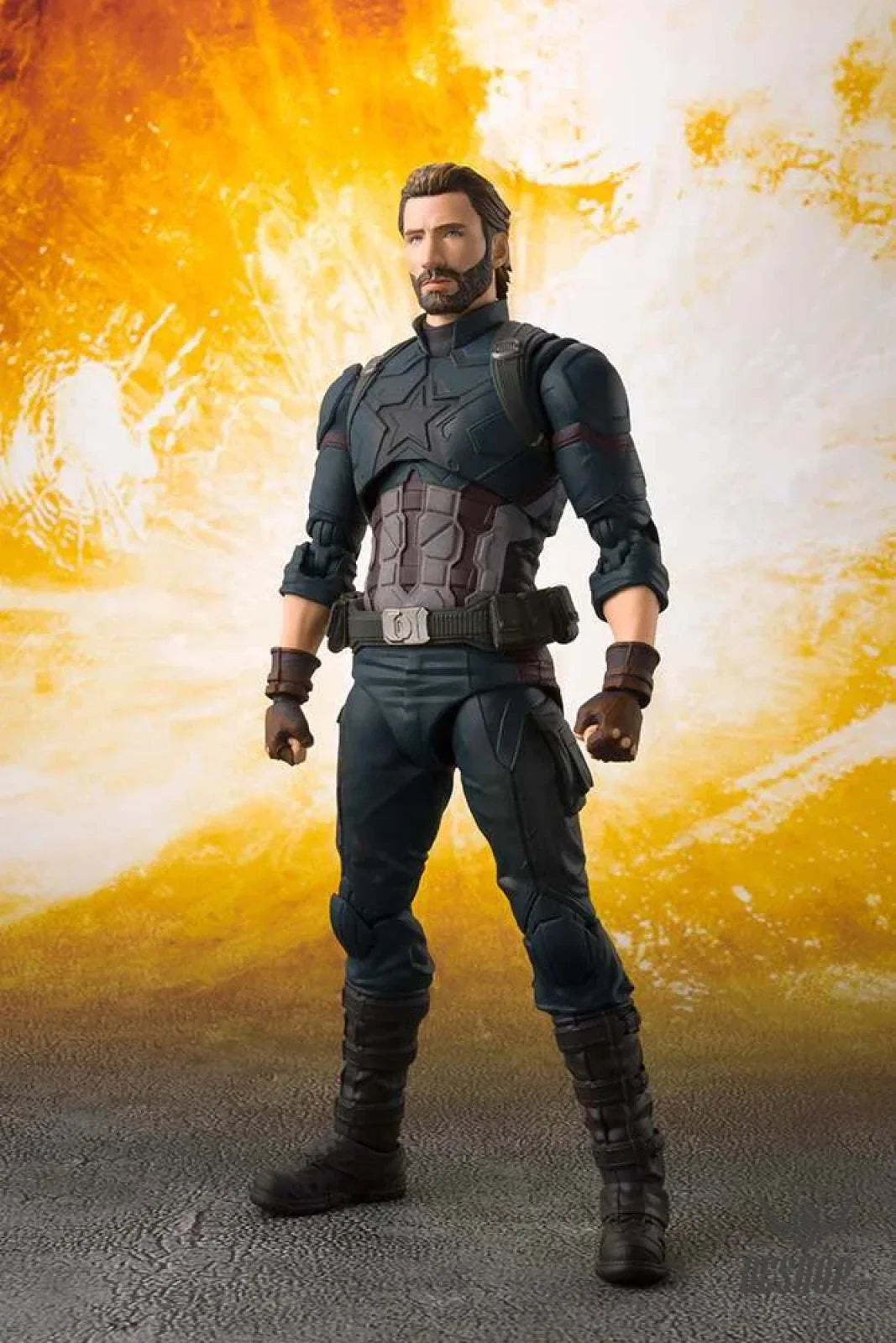 Bandai Tamashii S.H.Figuarts Marvel Avengers Captain America & Tamashii Explosion Effect Action & Toy Figures