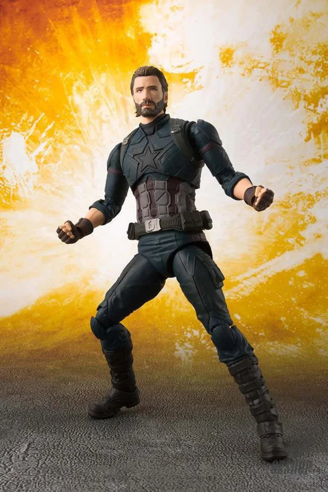 Bandai Tamashii S.H.Figuarts Marvel Avengers Captain America & Tamashii Explosion Effect Action & Toy Figures