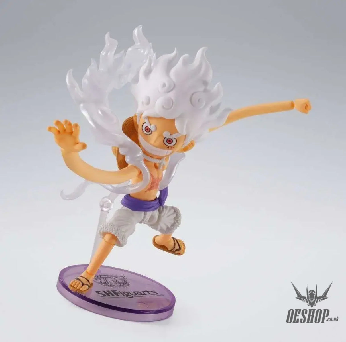 Bandai Tamashii S.H.Figuarts One Piece Monkey D. Luffy Gear 5 Af World Collectable Figure X - Action & Toy Figures