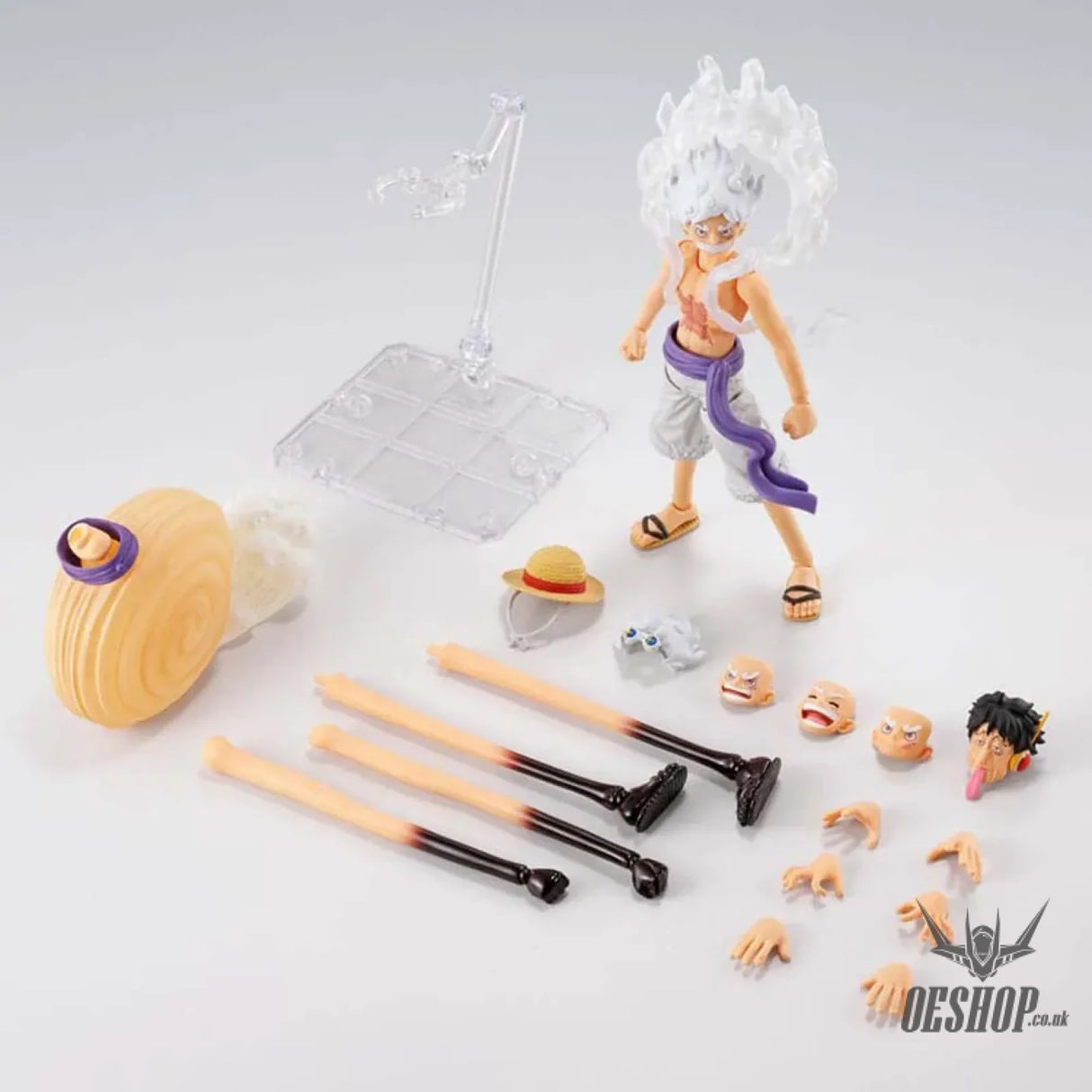 Bandai Tamashii S.H.Figuarts One Piece Monkey D. Luffy Gear 5 - Future Island Egghead Ver. Action & Toy Figures