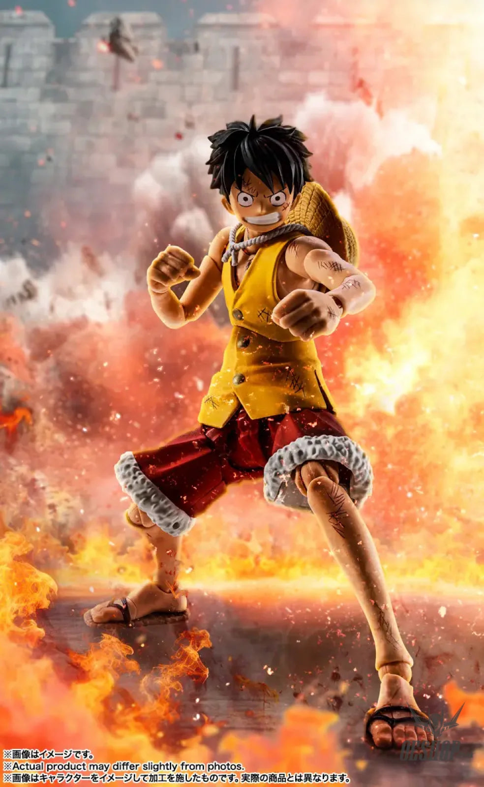 Bandai Tamashii S.H.Figuarts One Piece Monkey D. Luffy -Marineford- - Action & Toy Figures