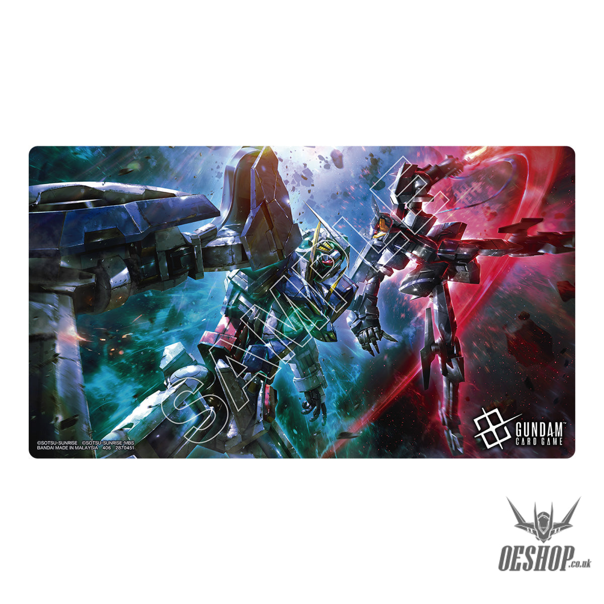 Bandai TCG Gundam Card Game: Playmat and Card Set Mobile Suit Gundam 00 - Trading Card Games